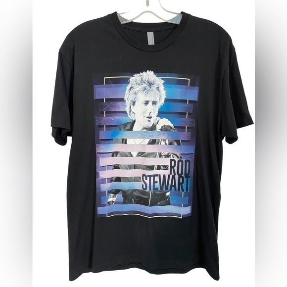 NWOT Rod Stewart 2018 Concert Tour T  Shirt Adult LG - Picture 1 of 10